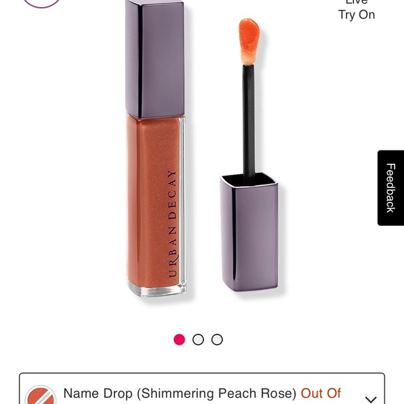 URBAN DECAY VICE in Name Drop plumping shine lip balm NIB - Picture 7 of 14